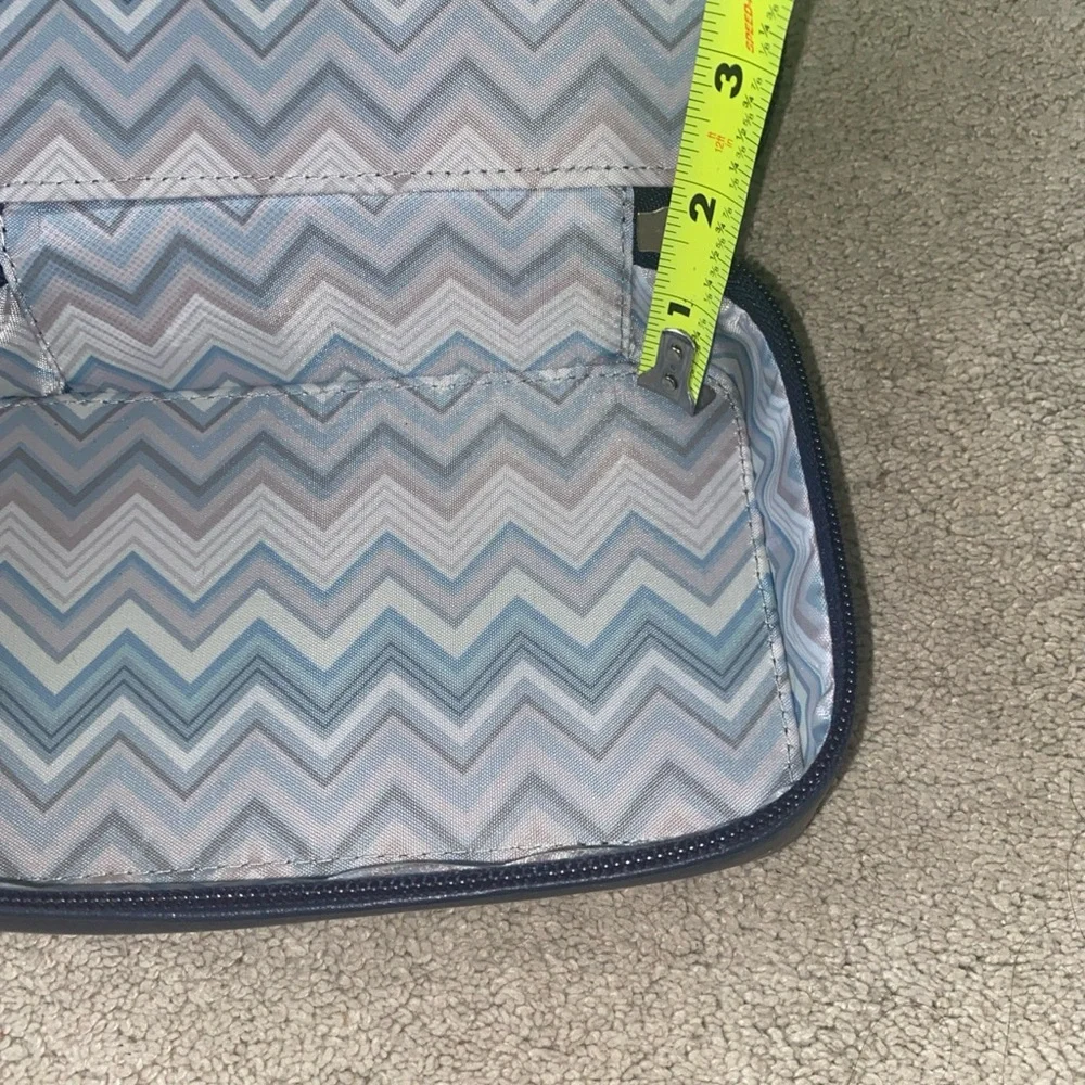 Missoni Brand For Delta Cosmetics Makeup Travel Case Navy‎ Blue